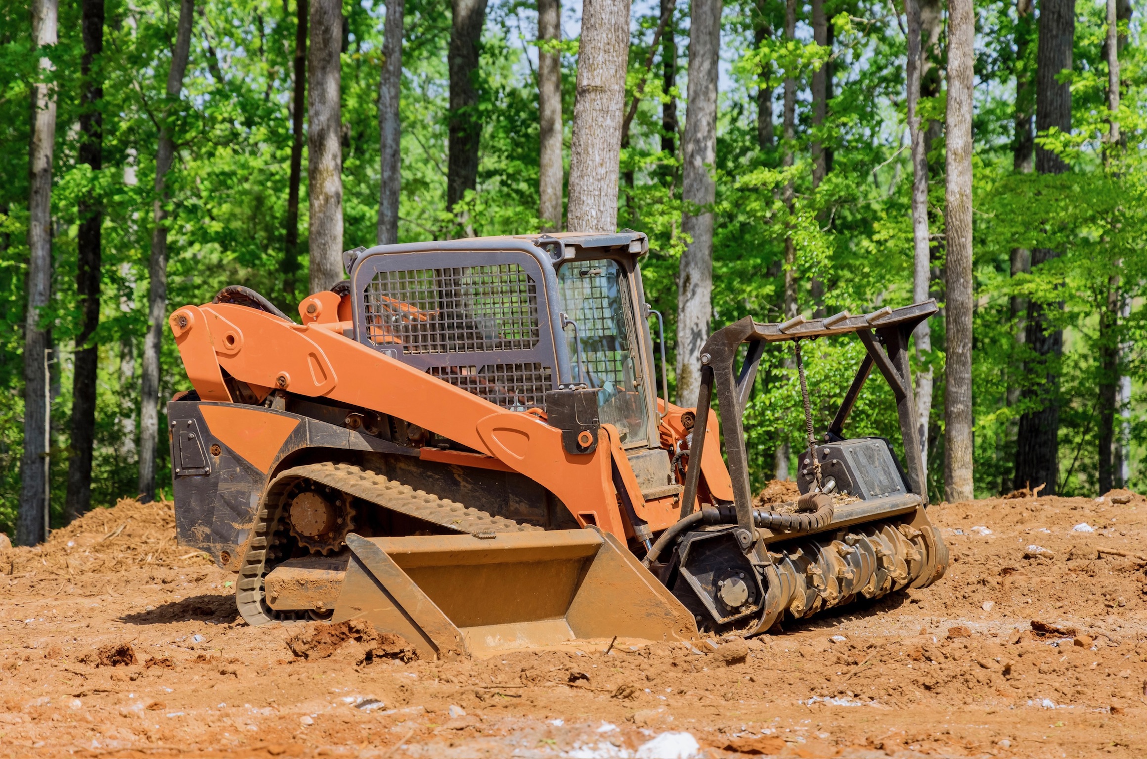 Forestry mulching land clearing in Lloydminster